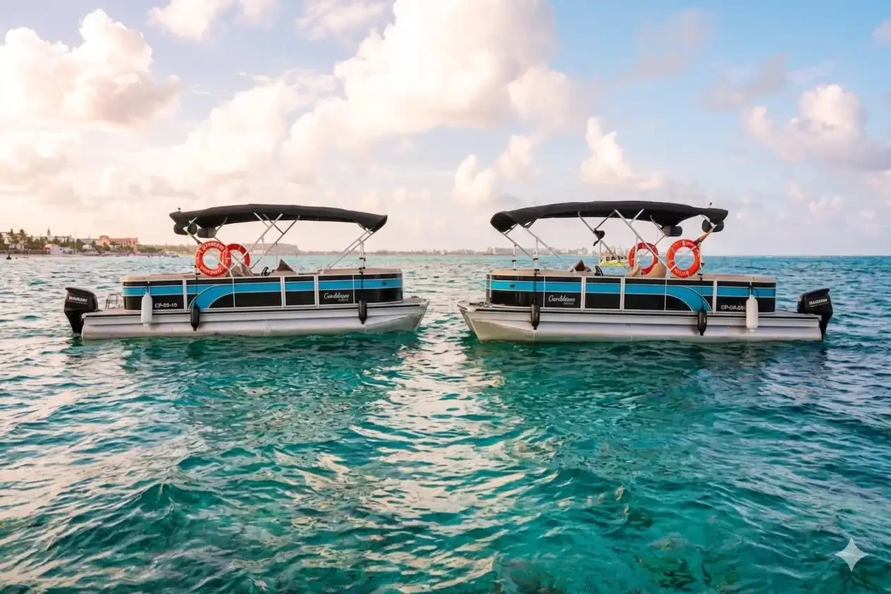 Pontoon day tour in San Andrés