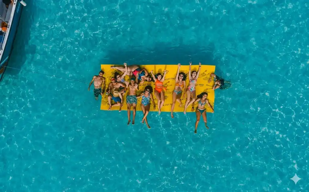 San Andres Pontoon Day Trip: Seven-Color Sea Experience gallery