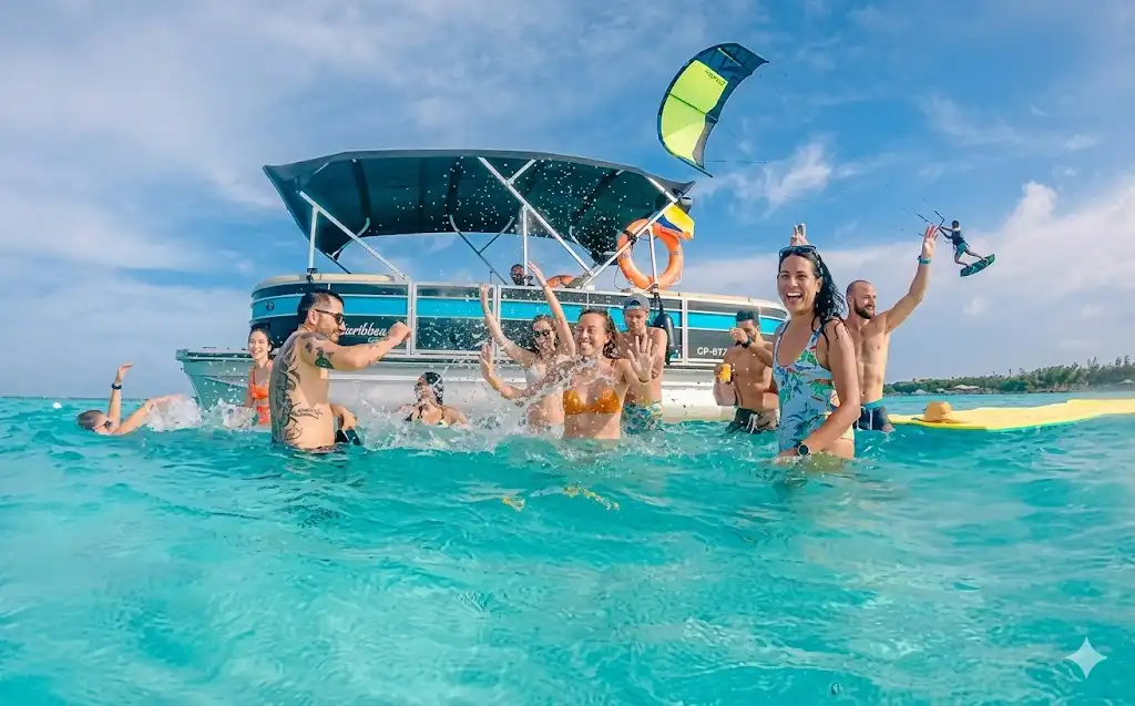 San Andres Pontoon Day Trip: Seven-Color Sea Experience gallery