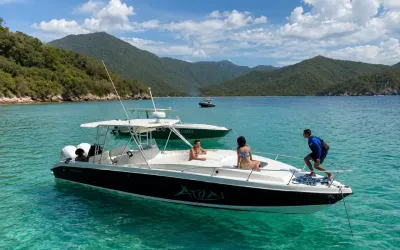 Lancha Atila Boat Rental in Santa Marta