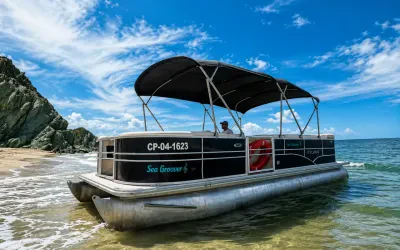Pontoon Boat Rental in Santa Marta: Caribbean Comfort