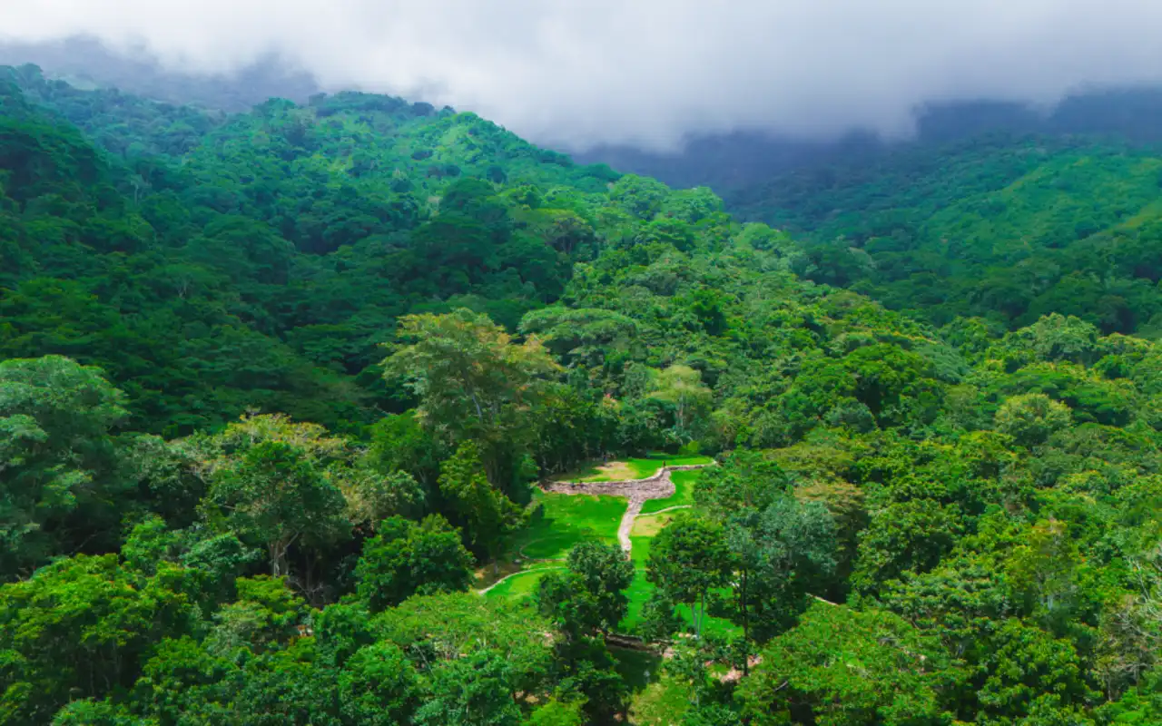 Excursionistas recorriendo Bunkuany - Sierra Nevada de Santa Marta