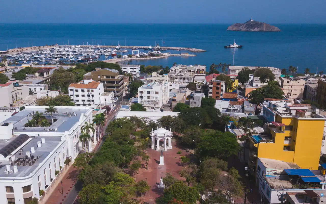 Parque Simón Bolívar en Santa Marta