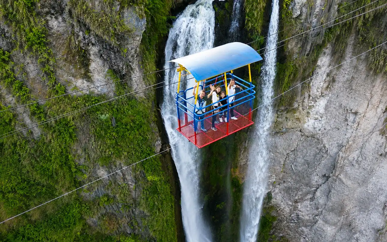 Cascada Salto del Mortiño en Huila Colombia