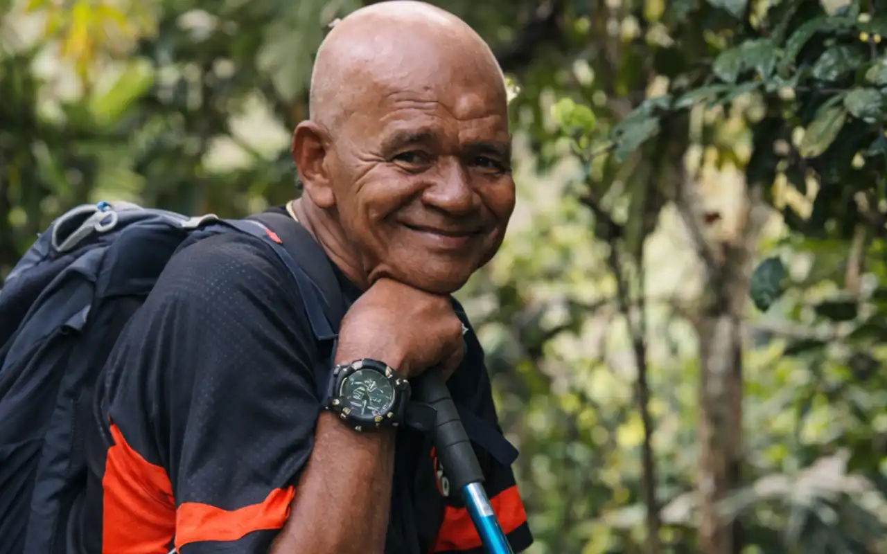 Guide Walter Hinogosa during the Lost City tour