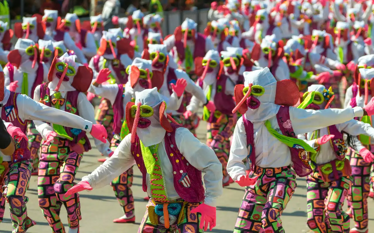 Trajes coloridos del Carnaval de Barranquilla