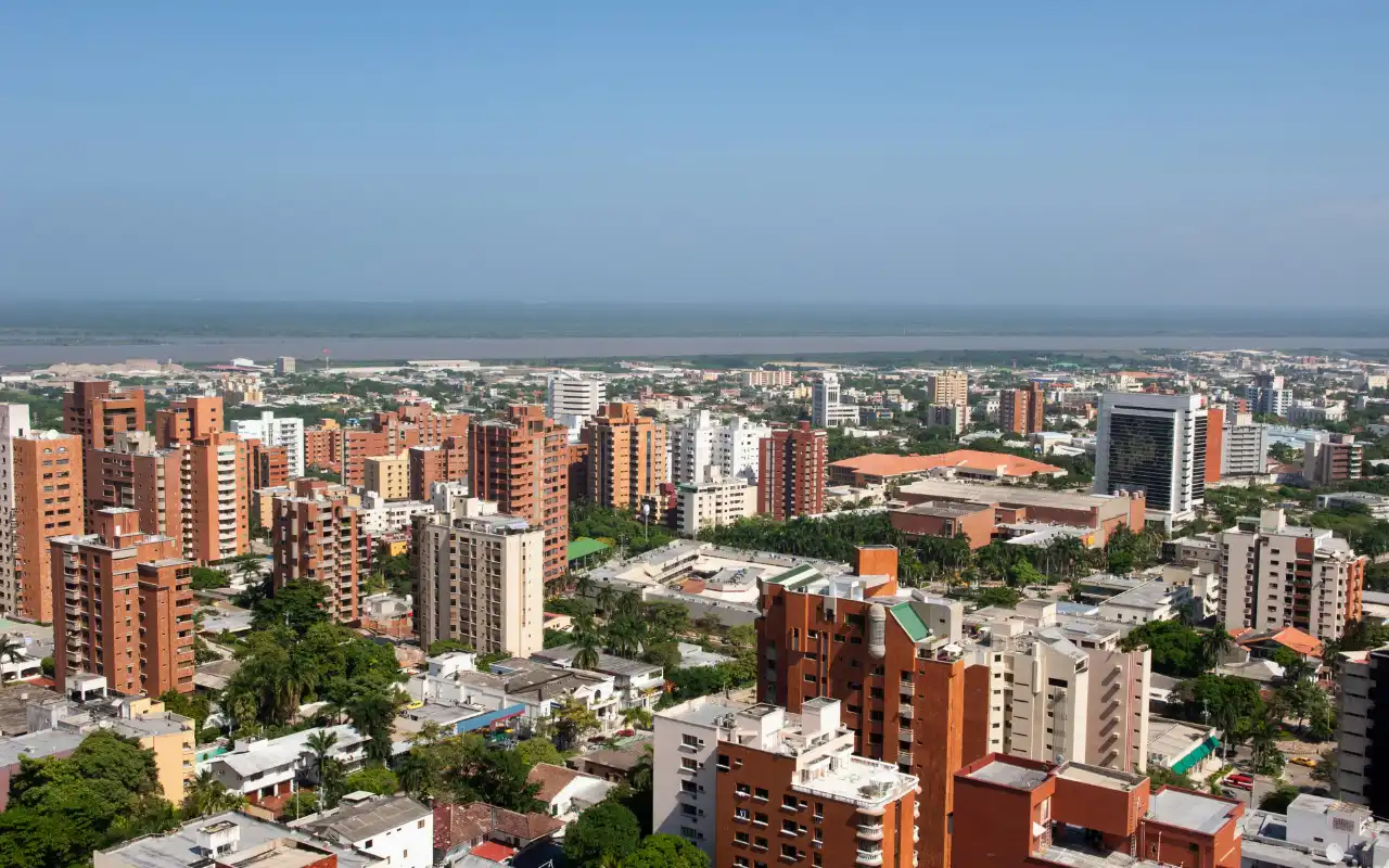Vista panorámica de Barranquilla Colombia