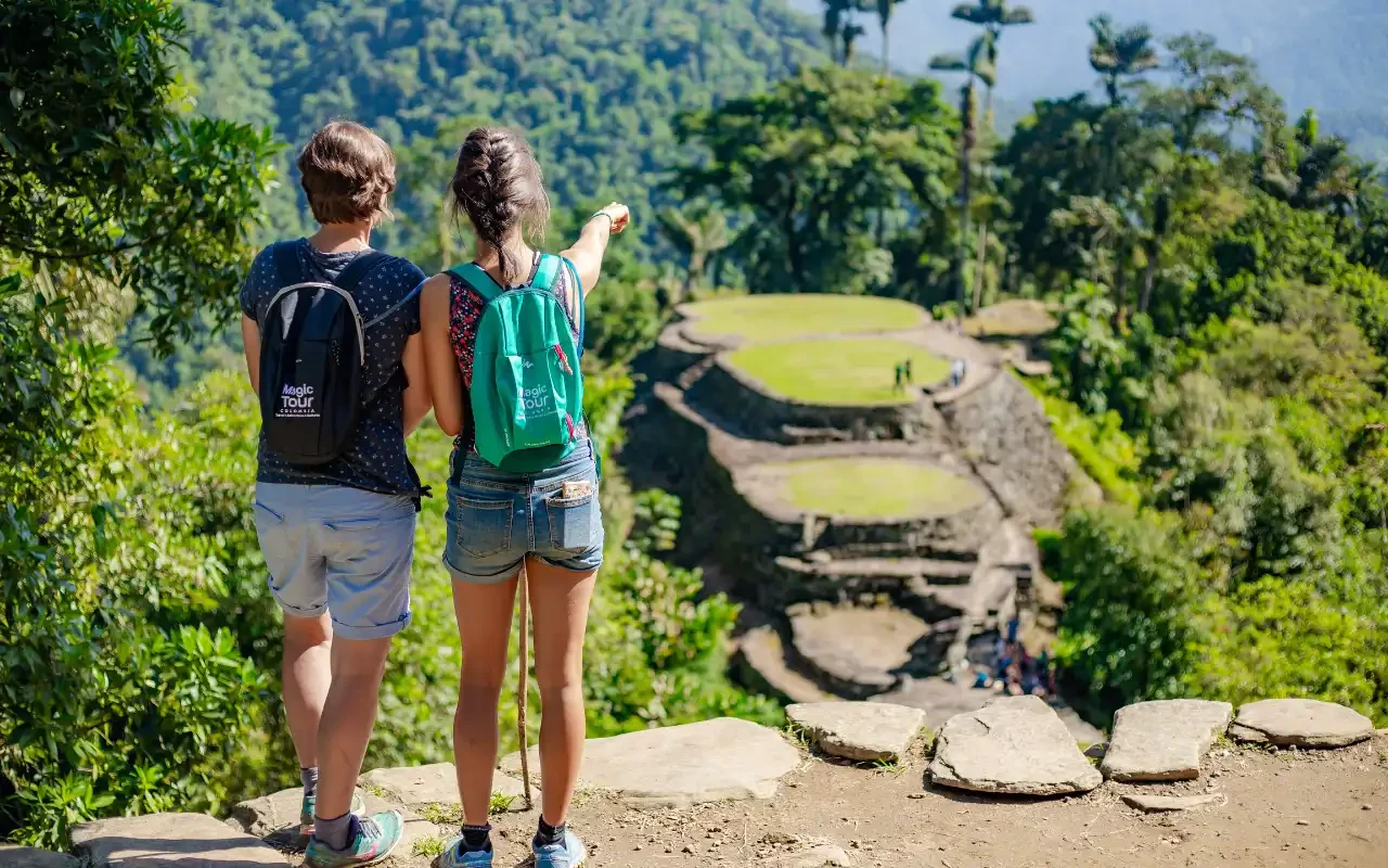 Panoramic view of Lost City (Teyuna) Colombia