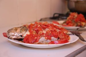 pescado en Salsa